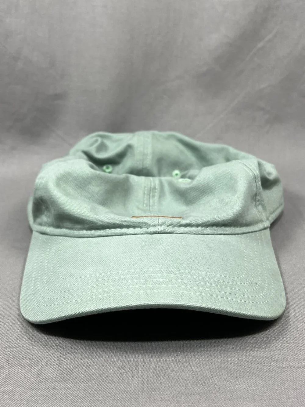 Carhartt Strapback Hat Green Canvas Cap Baseball Workwear Adjustable Dad Mens - Picture 8 of 15